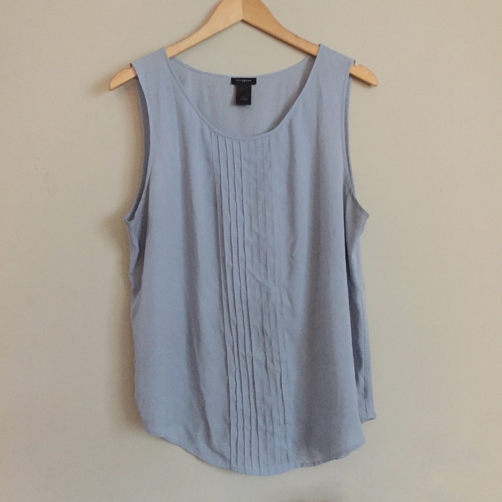 Ann Taylor Slate Blue Tank